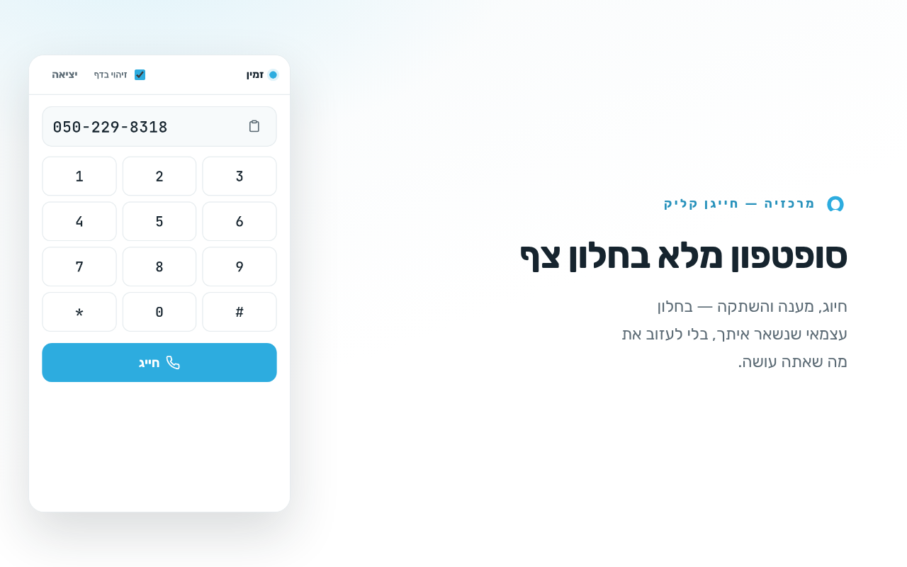 הסופטפון בחלון צף